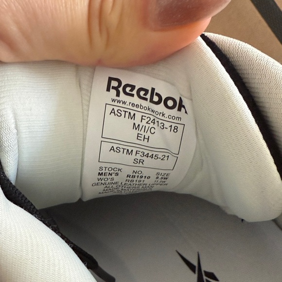 Reebok steel toe Black Men\'s Sneakers